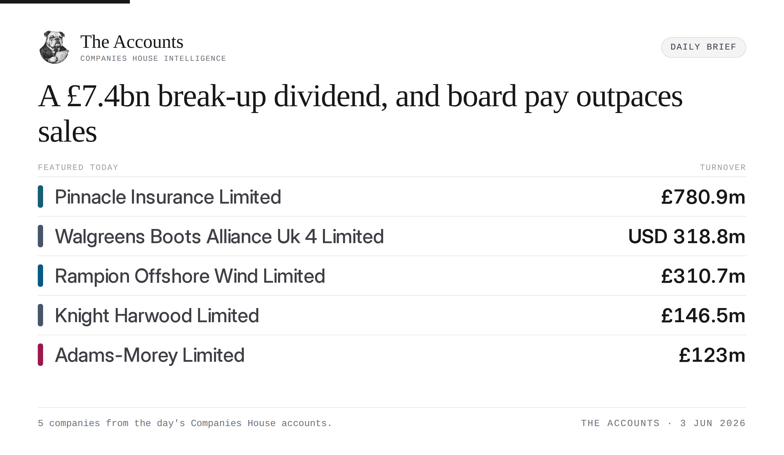 The Accounts daily brief — 3 June 2026