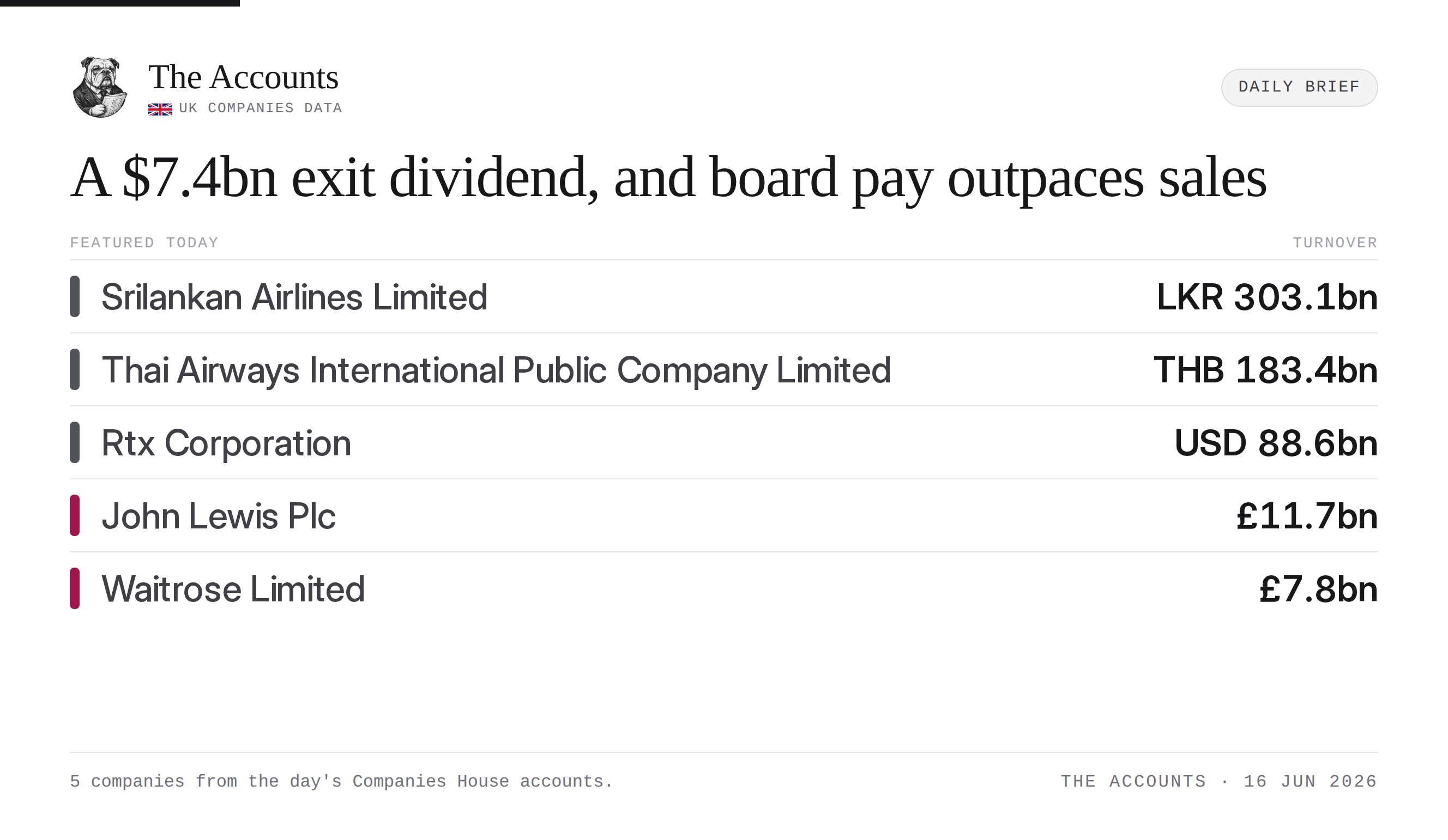 The Accounts daily brief — 16 June 2026
